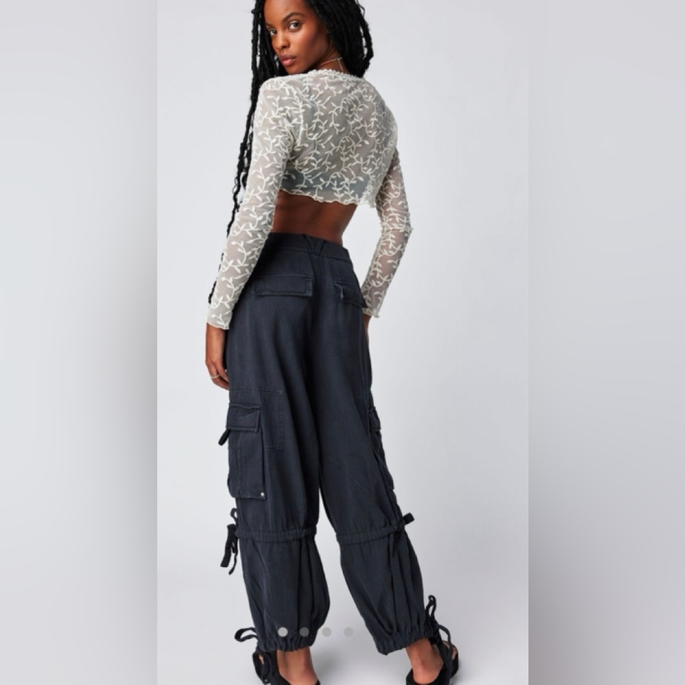 Free People Big Sky Parachute Pants Trousers Cargo like new XS S